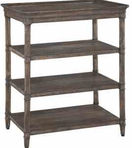 Beaded Post Chairside Table